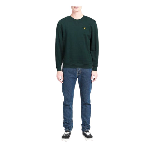 Lyle & Scott Felpa girocollo Felpa Uomo Brushback con girocollo di Lyle&Scott M  - Francavilla Moda